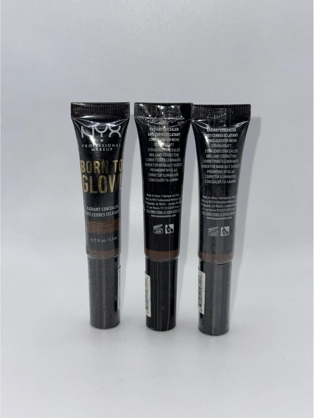3 NYX Born To Glow Radiant Coverage Concealer Walnut